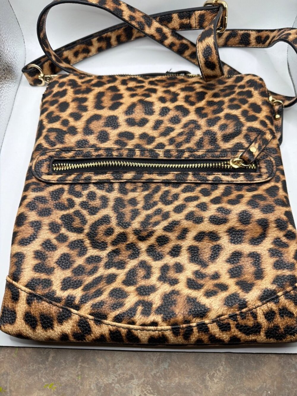 Lit Crossbody Leopard Print Purse With LED Light By PurseN